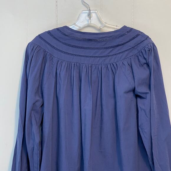 New Universal Thread Womens Blouse XS Blue V Neck Long Sleeve Lightweight Boho - Picture 5 of 13